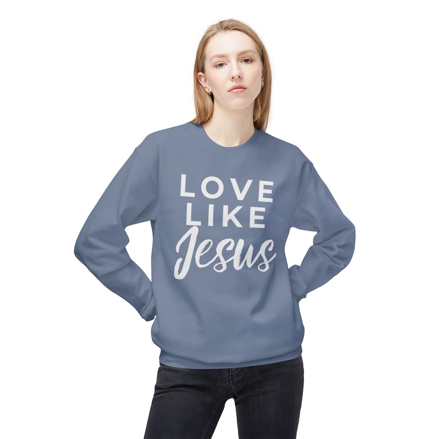 LOVE LIKE JESUS CREWNECK SWEATSHIRT
