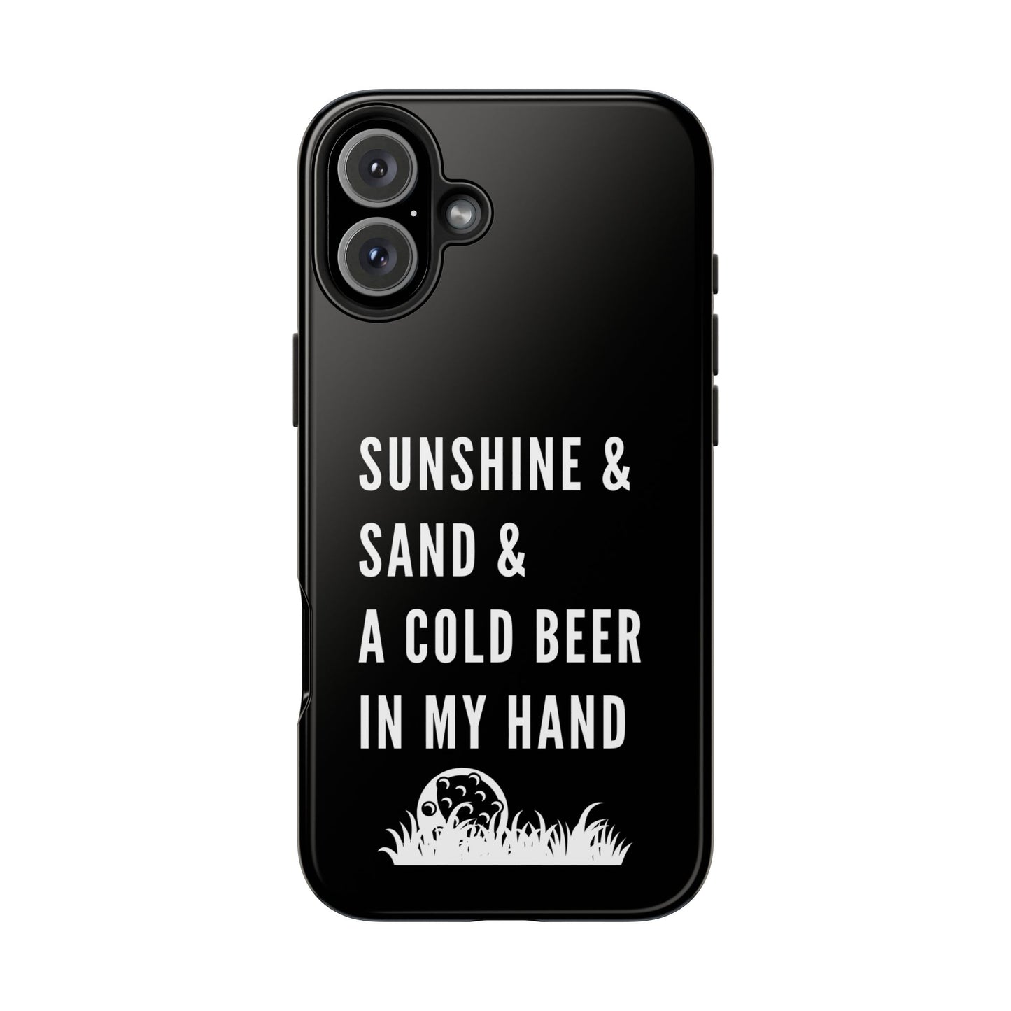 SUNSHINE AND SAND GOLF PHONE CASE