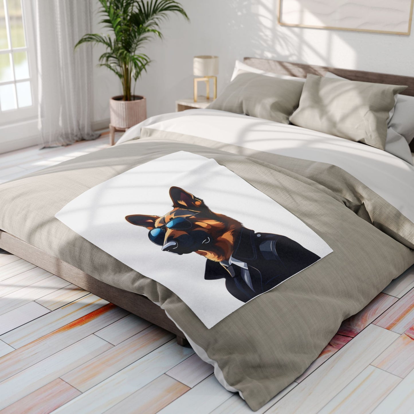 GERMAN SHEPHERD FLEECE BLANKET