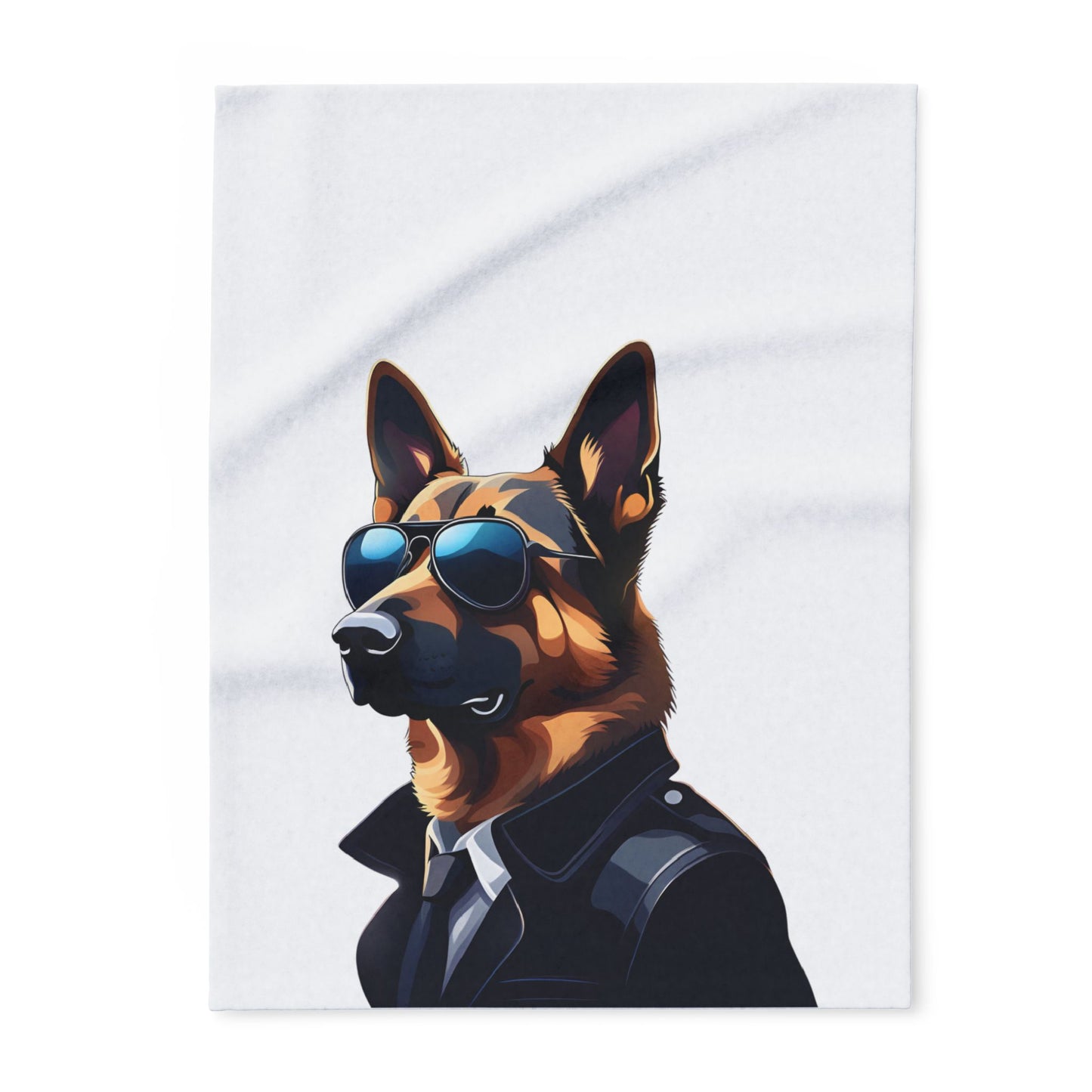 GERMAN SHEPHERD FLEECE BLANKET