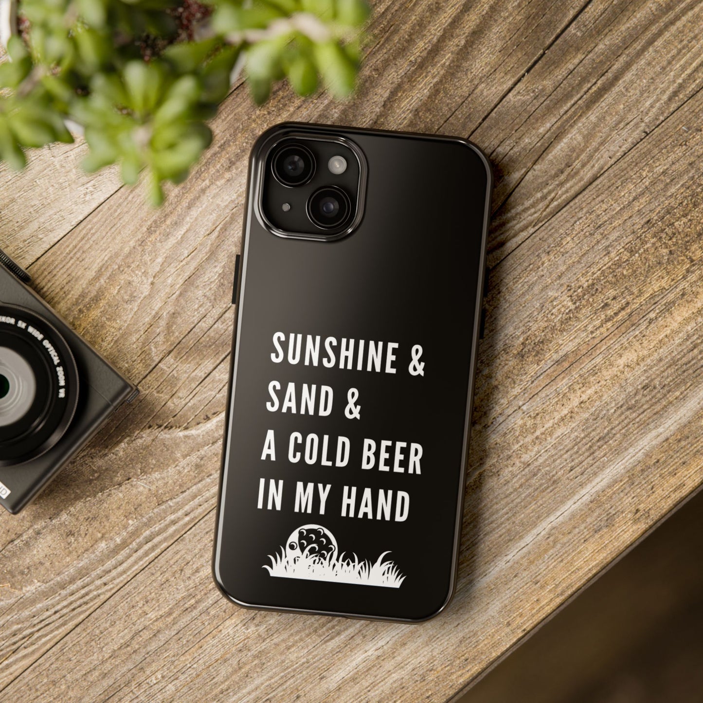 SUNSHINE AND SAND GOLF PHONE CASE
