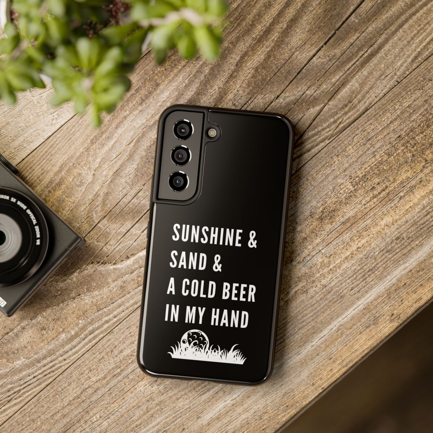 SUNSHINE AND SAND GOLF PHONE CASE