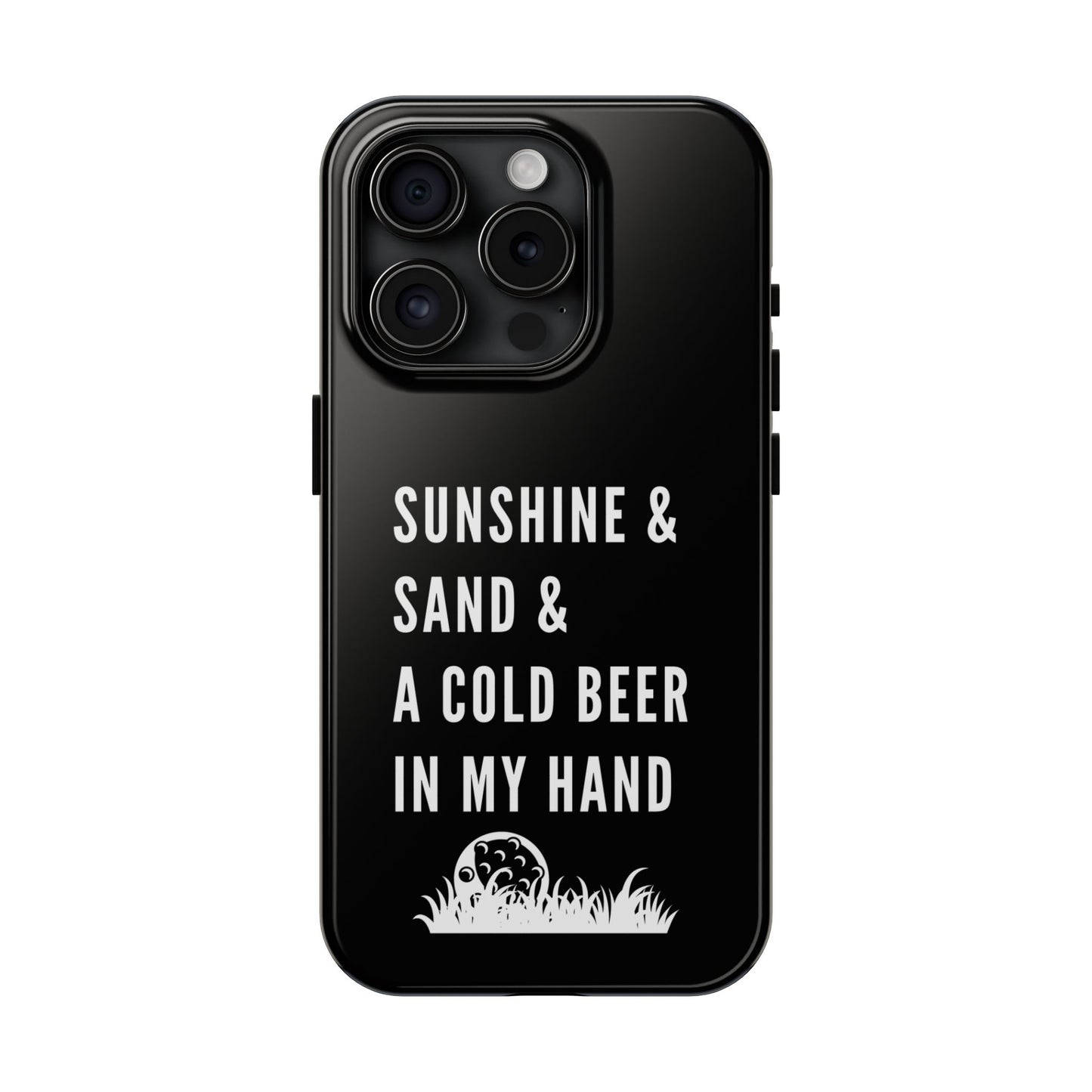 SUNSHINE AND SAND GOLF PHONE CASE