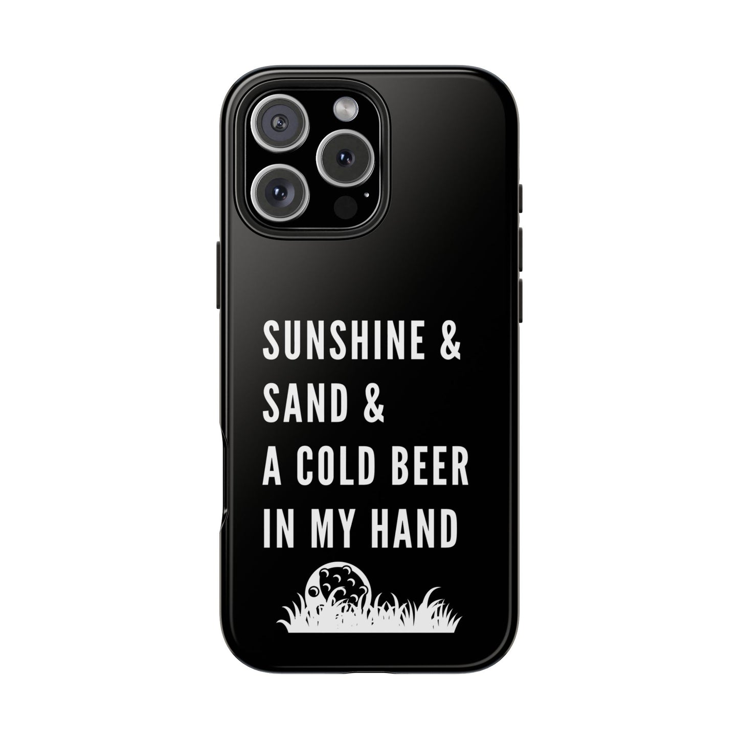 SUNSHINE AND SAND GOLF PHONE CASE