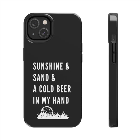 SUNSHINE AND SAND GOLF PHONE CASE