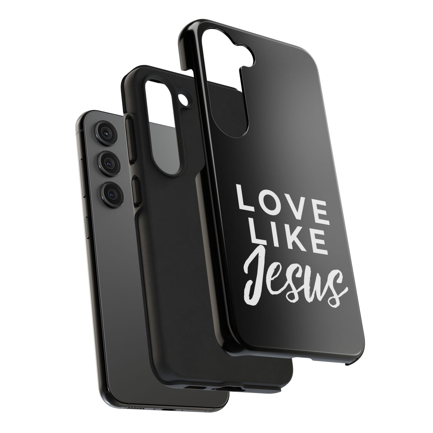 LOVE LIKE JESUS B+W PHONE CASE