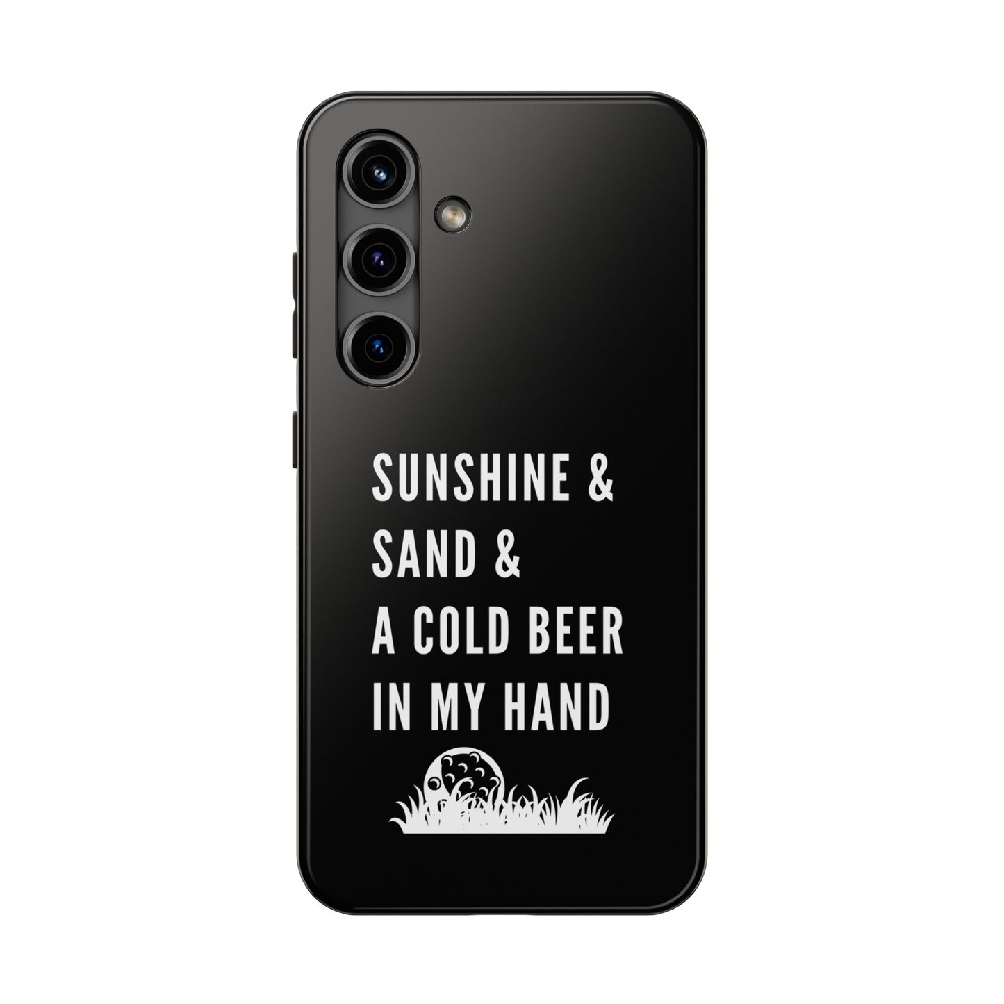 SUNSHINE AND SAND GOLF PHONE CASE