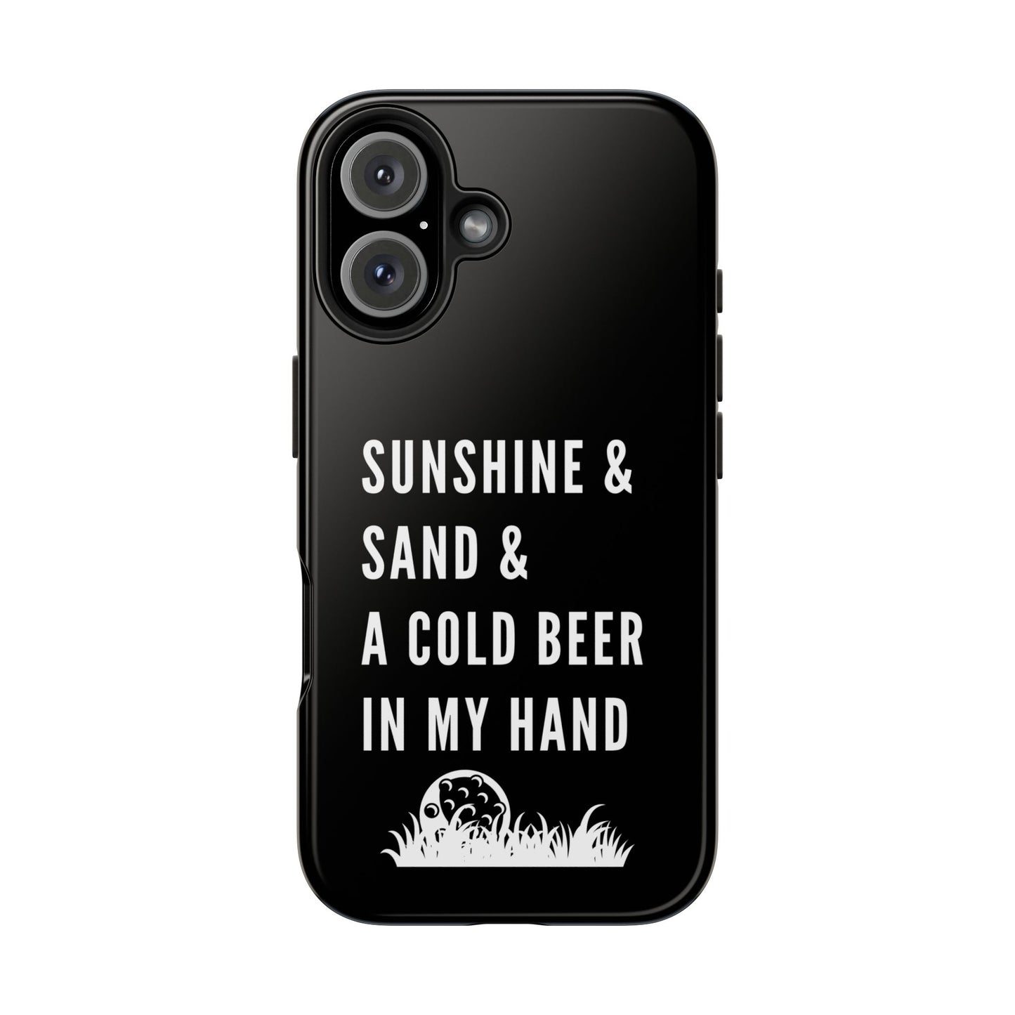 SUNSHINE AND SAND GOLF PHONE CASE