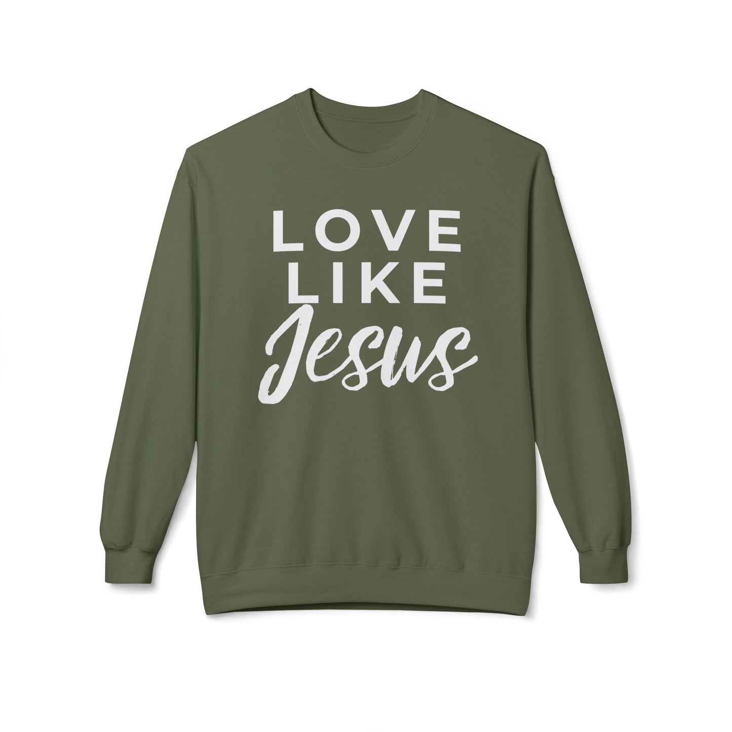 LOVE LIKE JESUS CREWNECK SWEATSHIRT