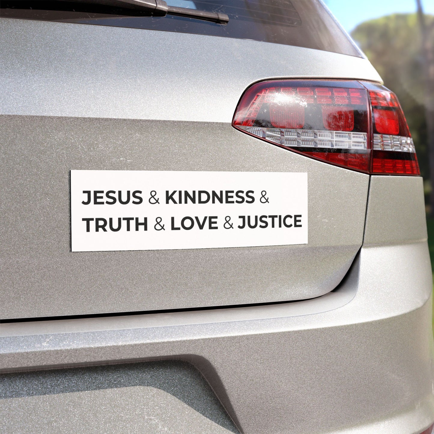 JESUS & CAR MAGNET