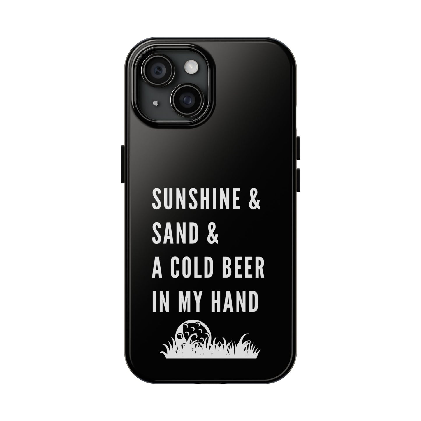 SUNSHINE AND SAND GOLF PHONE CASE