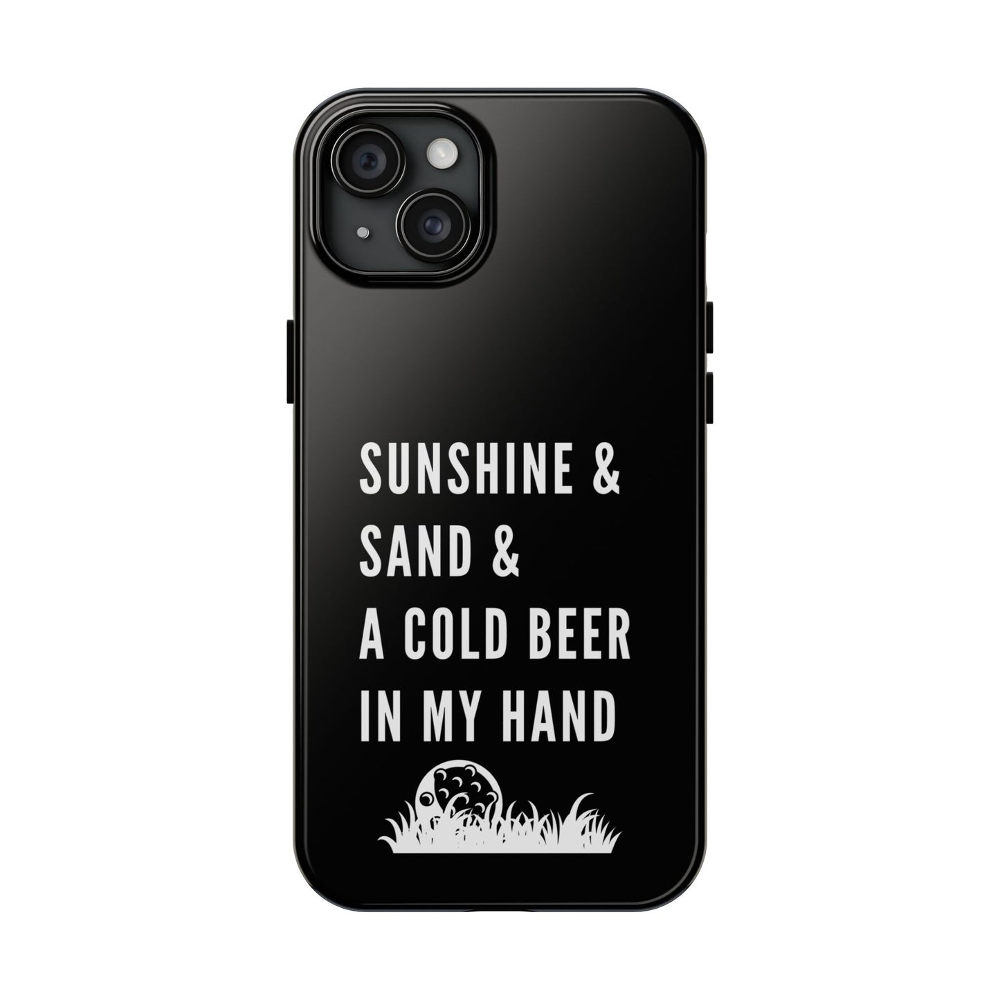 SUNSHINE AND SAND GOLF PHONE CASE