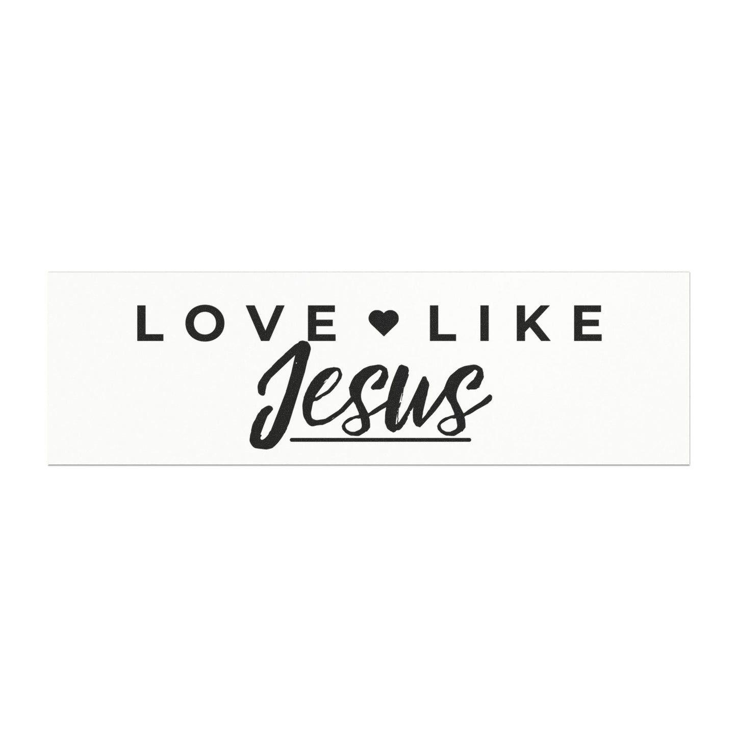 LOVE LIKE JESUS CAR MAGNET