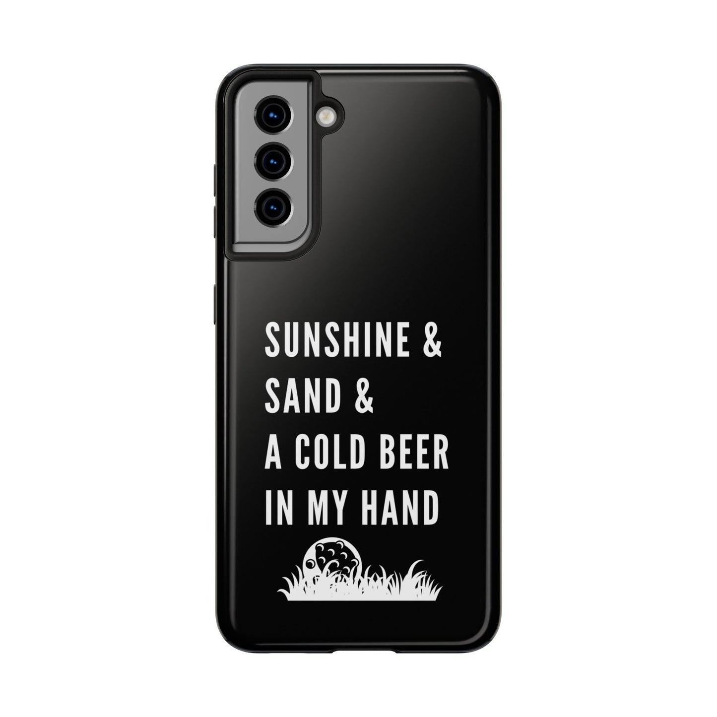 SUNSHINE AND SAND GOLF PHONE CASE