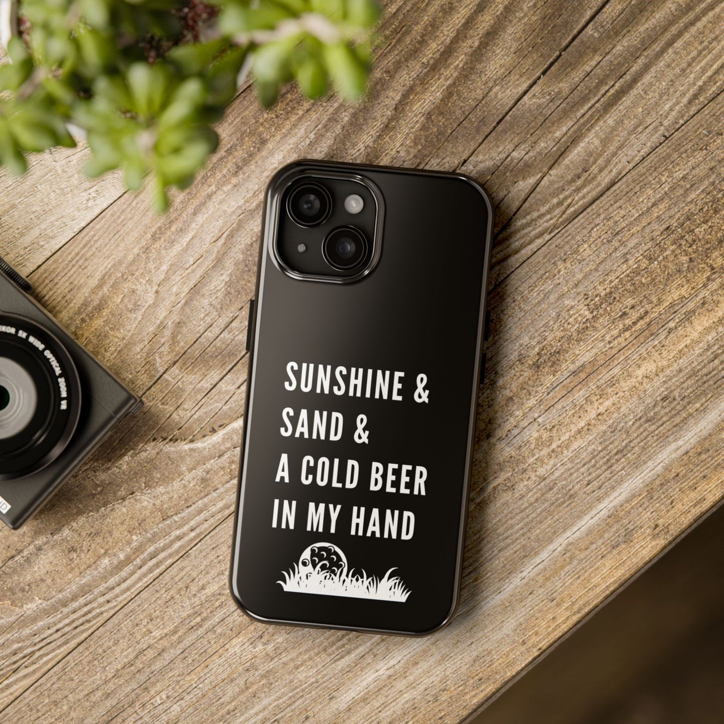 SUNSHINE AND SAND GOLF PHONE CASE