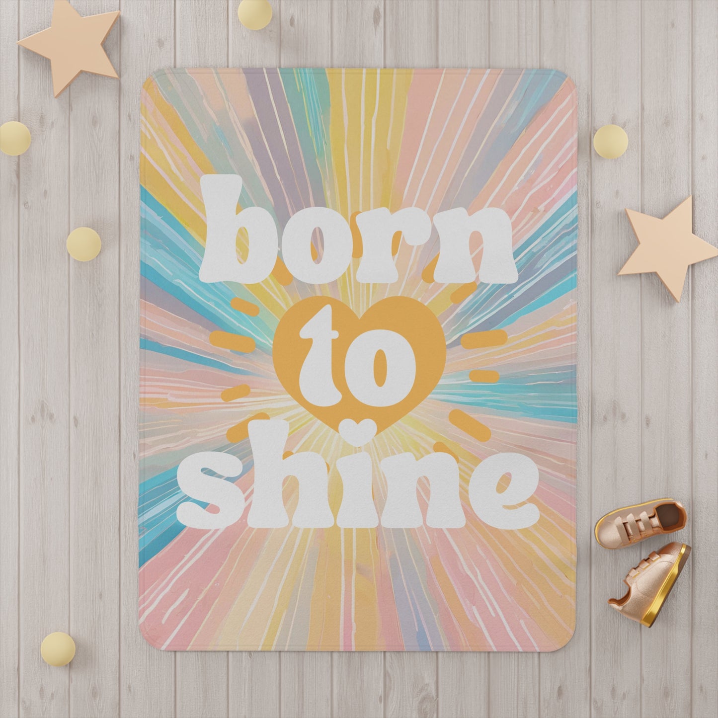 BORN TO SHINE KIDS BLANKET