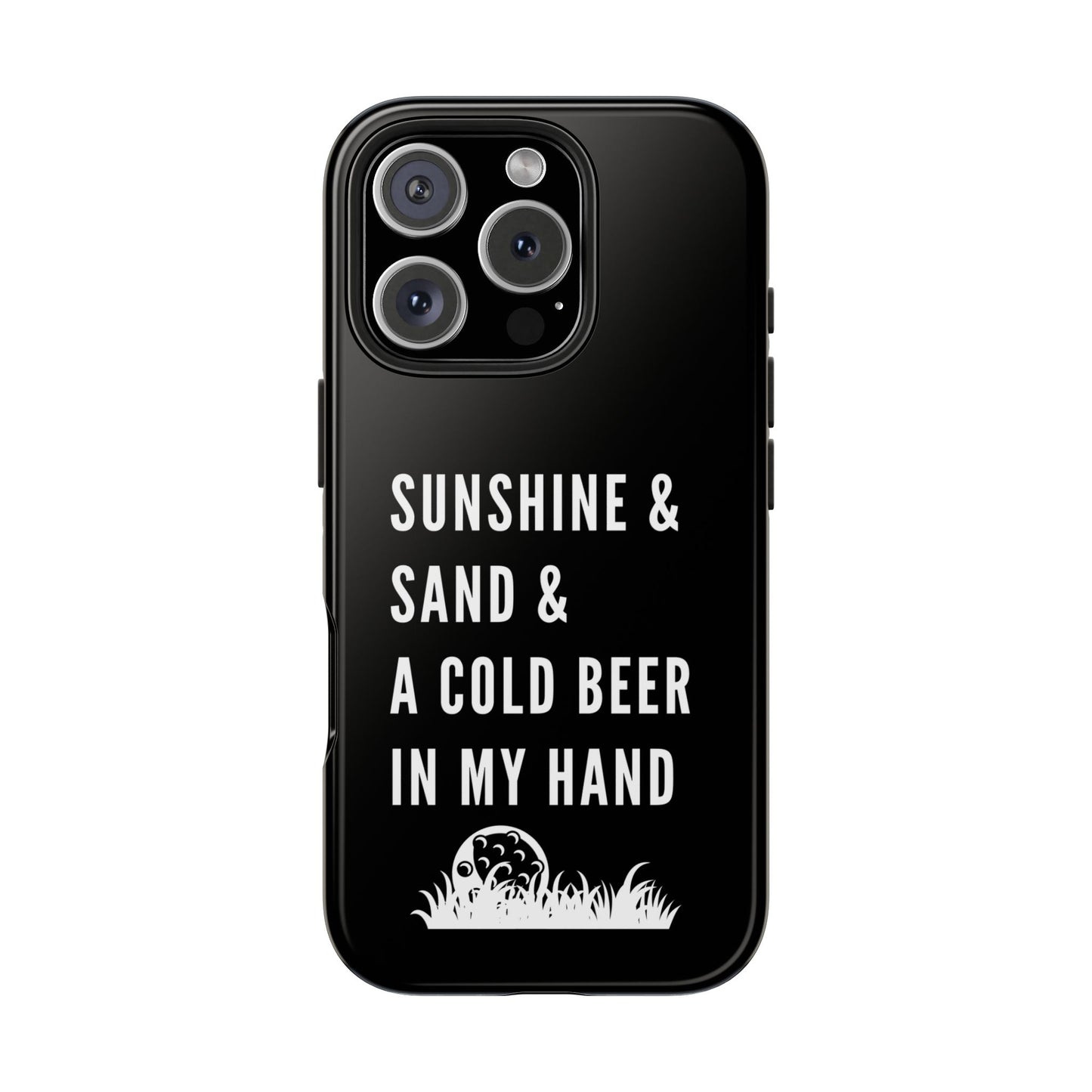 SUNSHINE AND SAND GOLF PHONE CASE