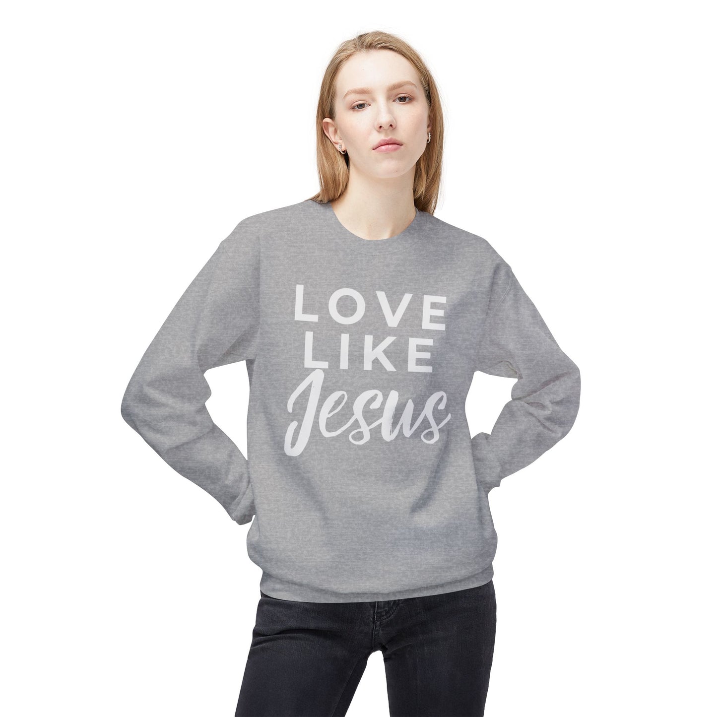 LOVE LIKE JESUS CREWNECK SWEATSHIRT