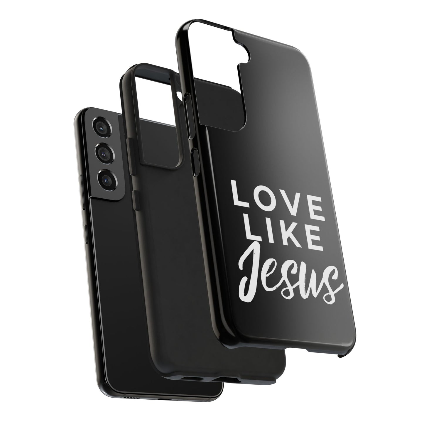 LOVE LIKE JESUS B+W PHONE CASE
