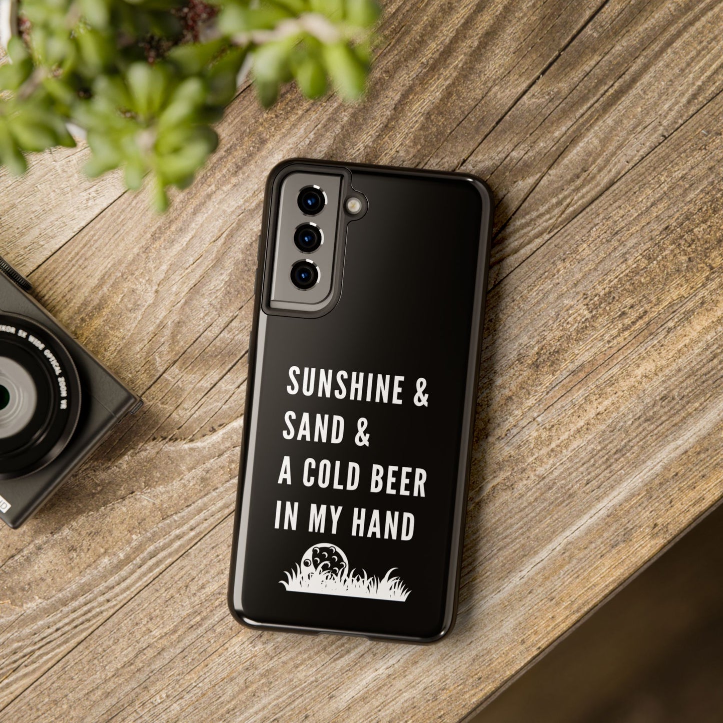 SUNSHINE AND SAND GOLF PHONE CASE